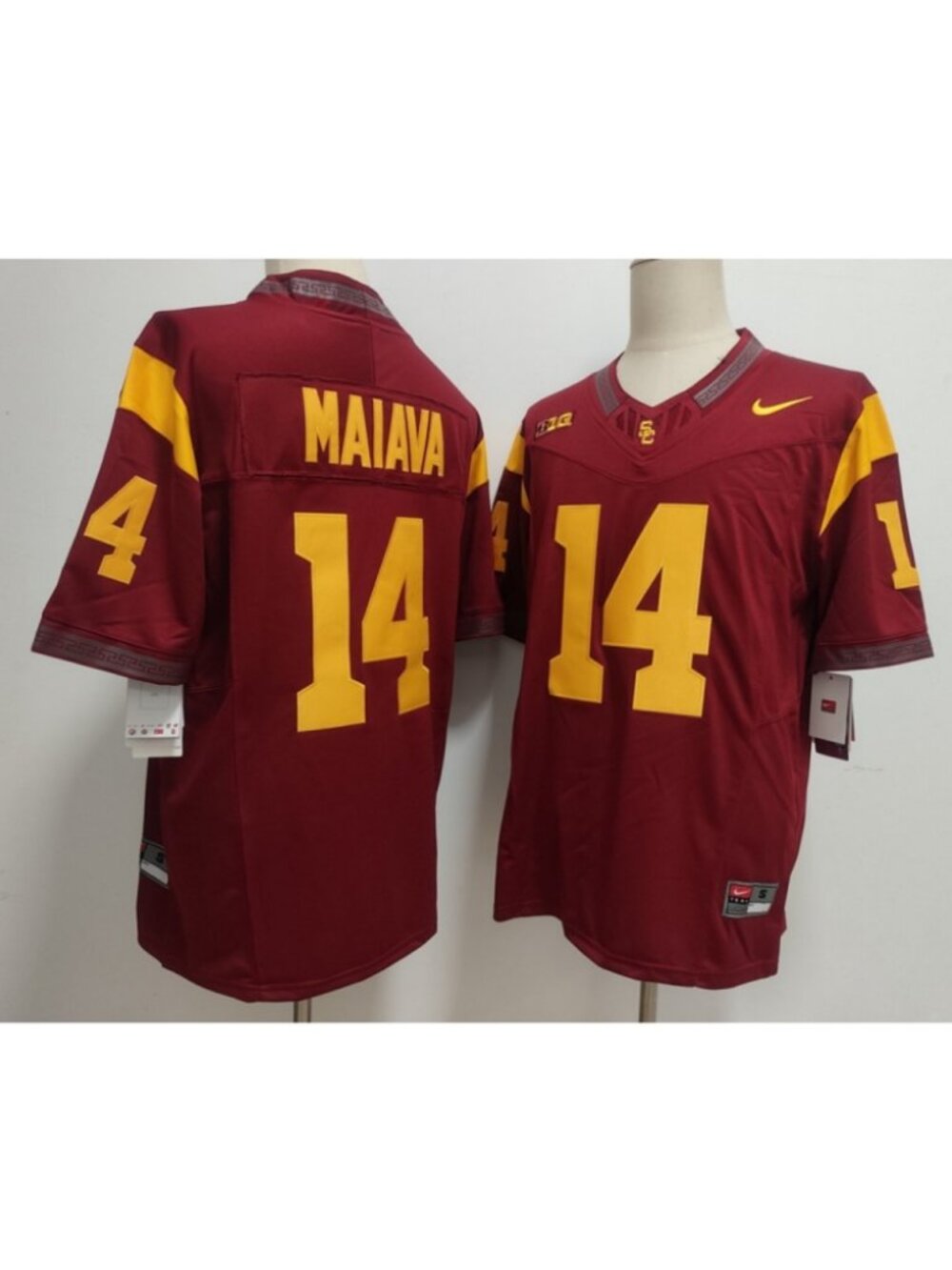 Jayden Maiava Vapor Stitched Jersey Crimson